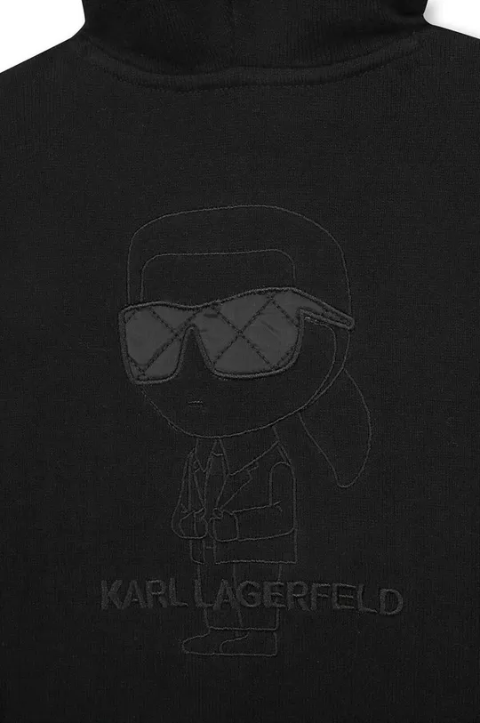 czarny Karl Lagerfeld bluza dziecięca