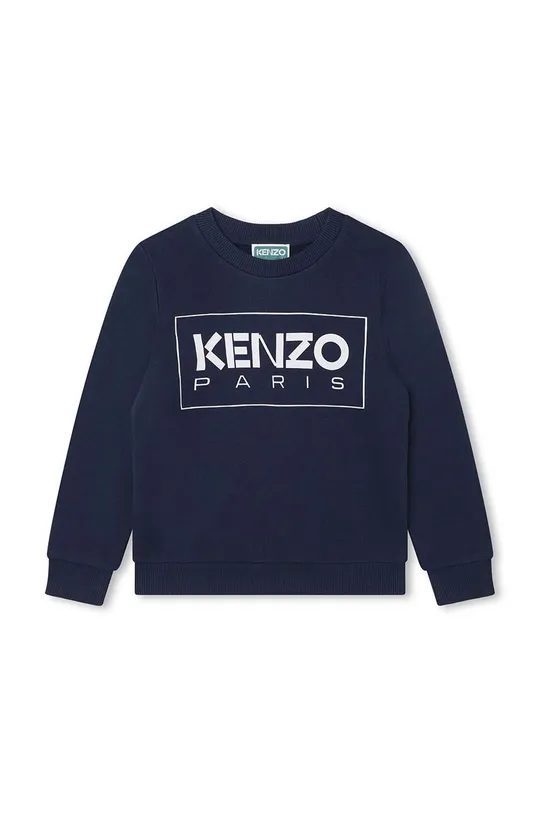 modra Otroški bombažen pulover Kenzo Kids Otroški