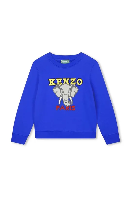 тёмно-синий Детская хлопковая кофта Kenzo Kids Детский