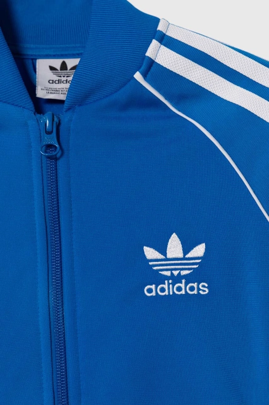 adidas Originals bluza dziecięca kolor niebieski z aplikacją | Answear.com