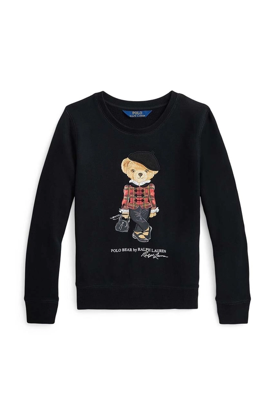 czarny Polo Ralph Lauren bluza dziecięca Dziewczęcy