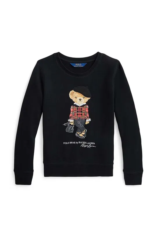 črna Otroški pulover Polo Ralph Lauren Dekliški