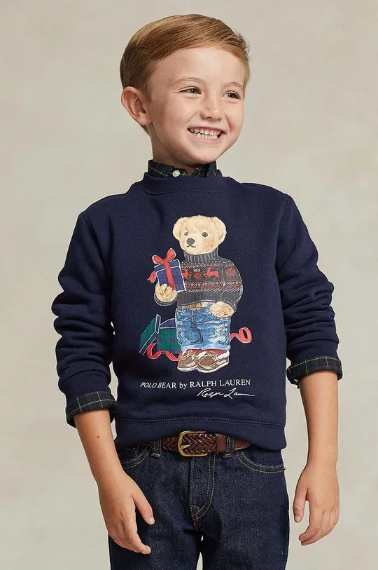 σκούρο μπλε Παιδική μπλούζα Polo Ralph Lauren Για αγόρια