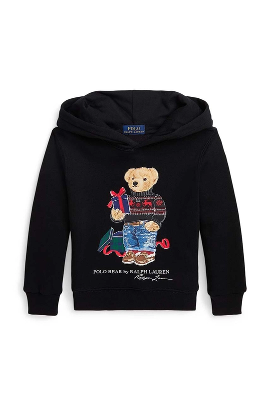 čierna Detská mikina Polo Ralph Lauren Chlapčenský