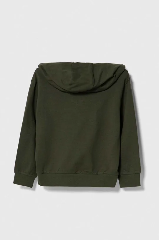 Otroški bombažen pulover EA7 Emporio Armani zelena