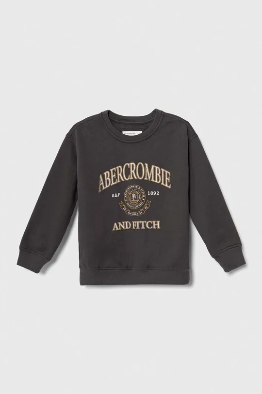 siva Otroški pulover Abercrombie & Fitch Otroški