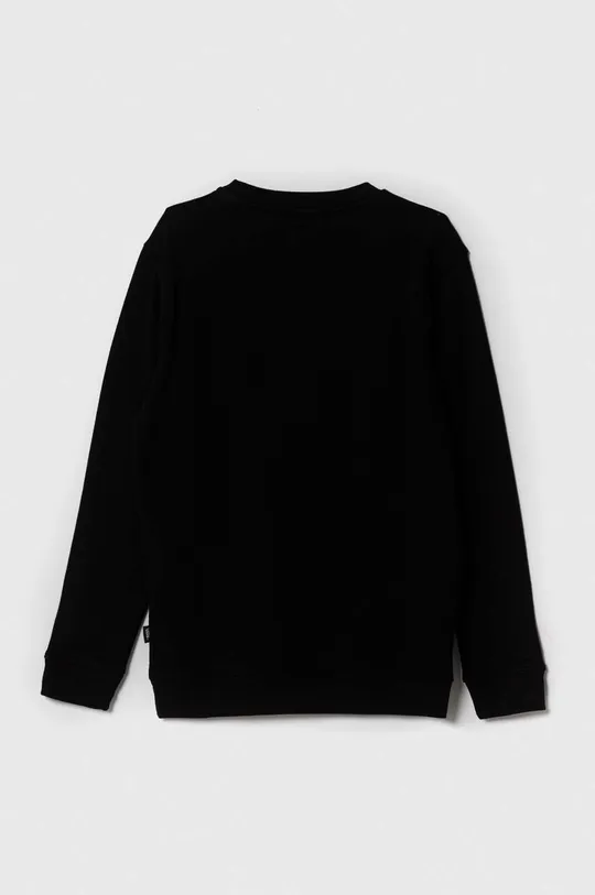 Otroški bombažen pulover Vans VANS CLASSIC CREW črna