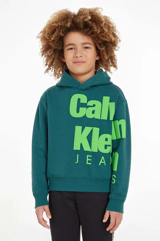бірюзовий Дитяча кофта Calvin Klein Jeans Дитячий