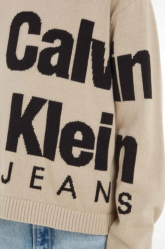Calvin Klein Jeans sweter bawełniany dziecięcy Dziecięcy