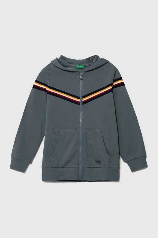 siva Otroški bombažen pulover United Colors of Benetton Otroški