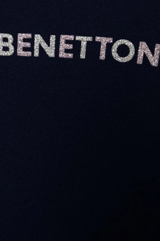 Detská bavlnená mikina United Colors of Benetton  Základná látka: 100 % Bavlna Elastická manžeta: 95 % Bavlna, 5 % Elastan