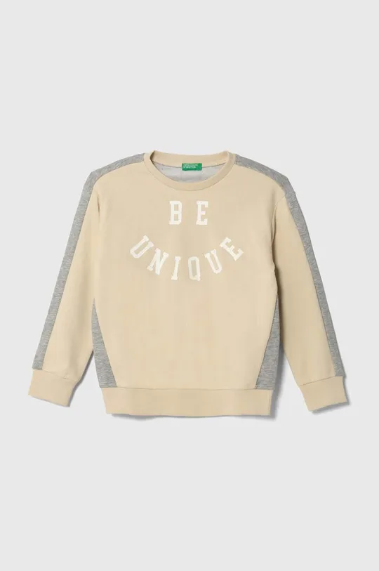 beige United Colors of Benetton felpa per bambini Bambini