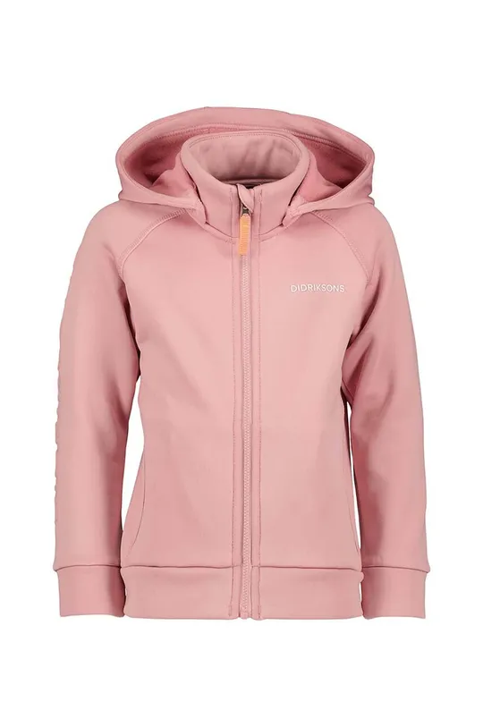 Didriksons bluza dziecięca CORIN KIDS FULLZIP różowy