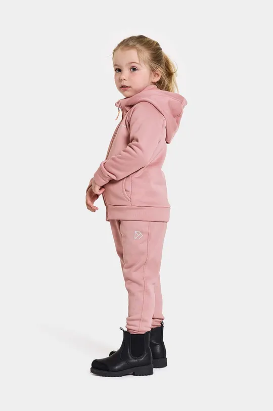 ροζ Παιδική μπλούζα Didriksons CORIN KIDS FULLZIP