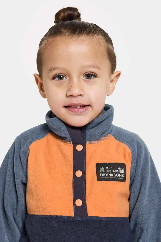 πορτοκαλί Παιδική μπλούζα Didriksons MONTE KIDS HALF BUTT