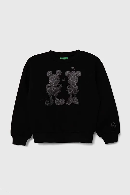 črna Otroški pulover United Colors of Benetton x Disney Otroški