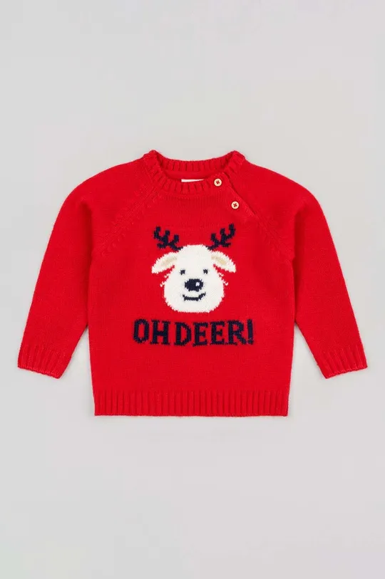 czerwony zippy sweter niemowlęcy Dziecięcy