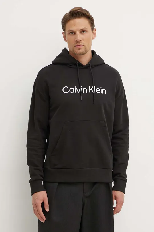 чёрный Хлопковая кофта Calvin Klein Мужской