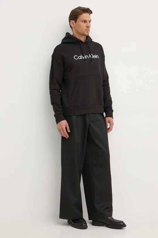 Calvin Klein bluza bawełniana czarny