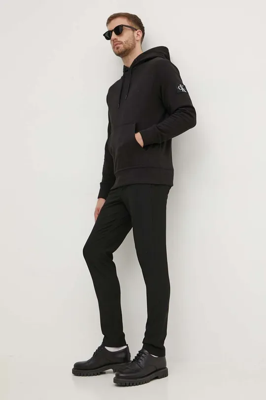 Бавовняна кофта Calvin Klein Jeans чорний