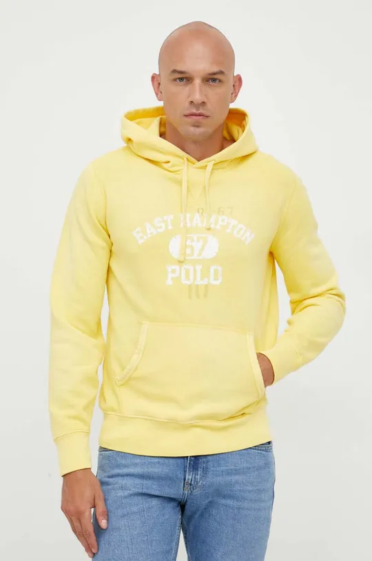 κίτρινο Μπλούζα Polo Ralph Lauren Ανδρικά