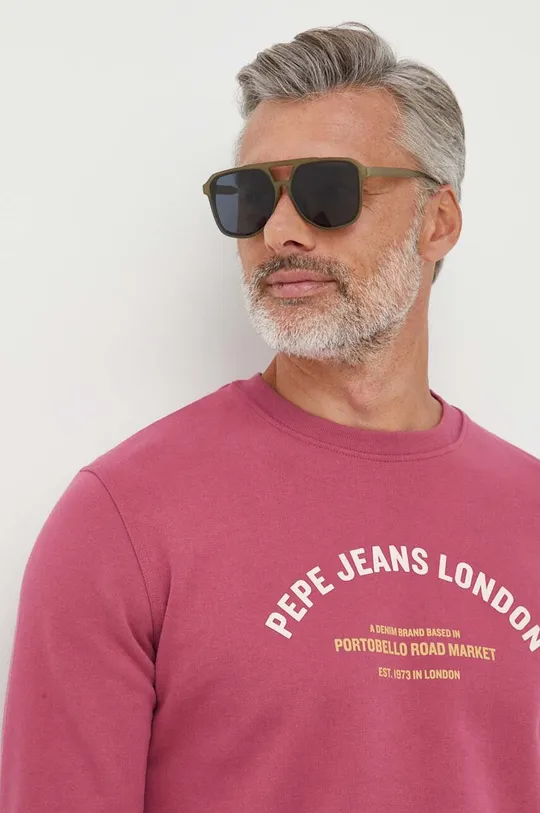 ροζ Βαμβακερή μπλούζα Pepe Jeans Medley