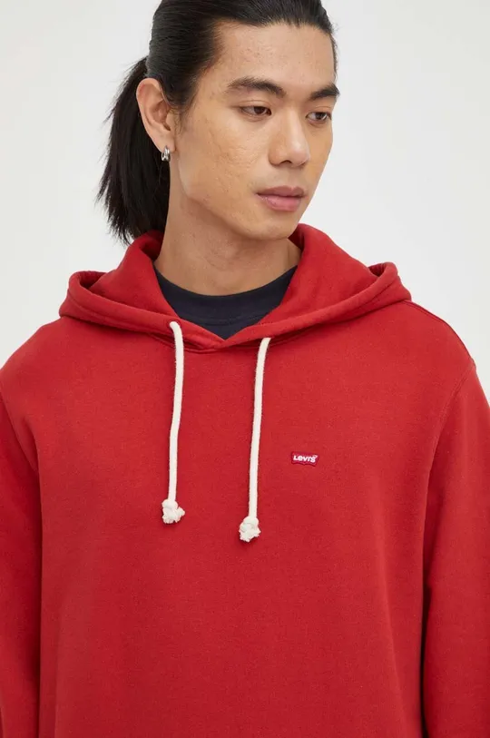 rdeča Bombažen pulover Levi's
