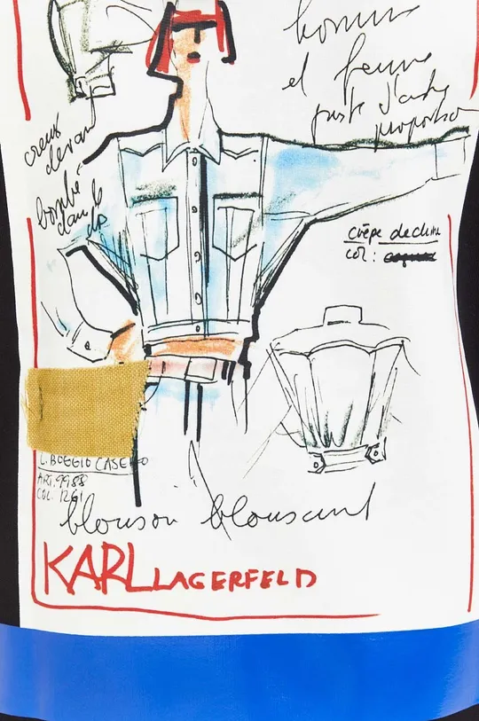 Βαμβακερή μπλούζα Karl Lagerfeld Jeans