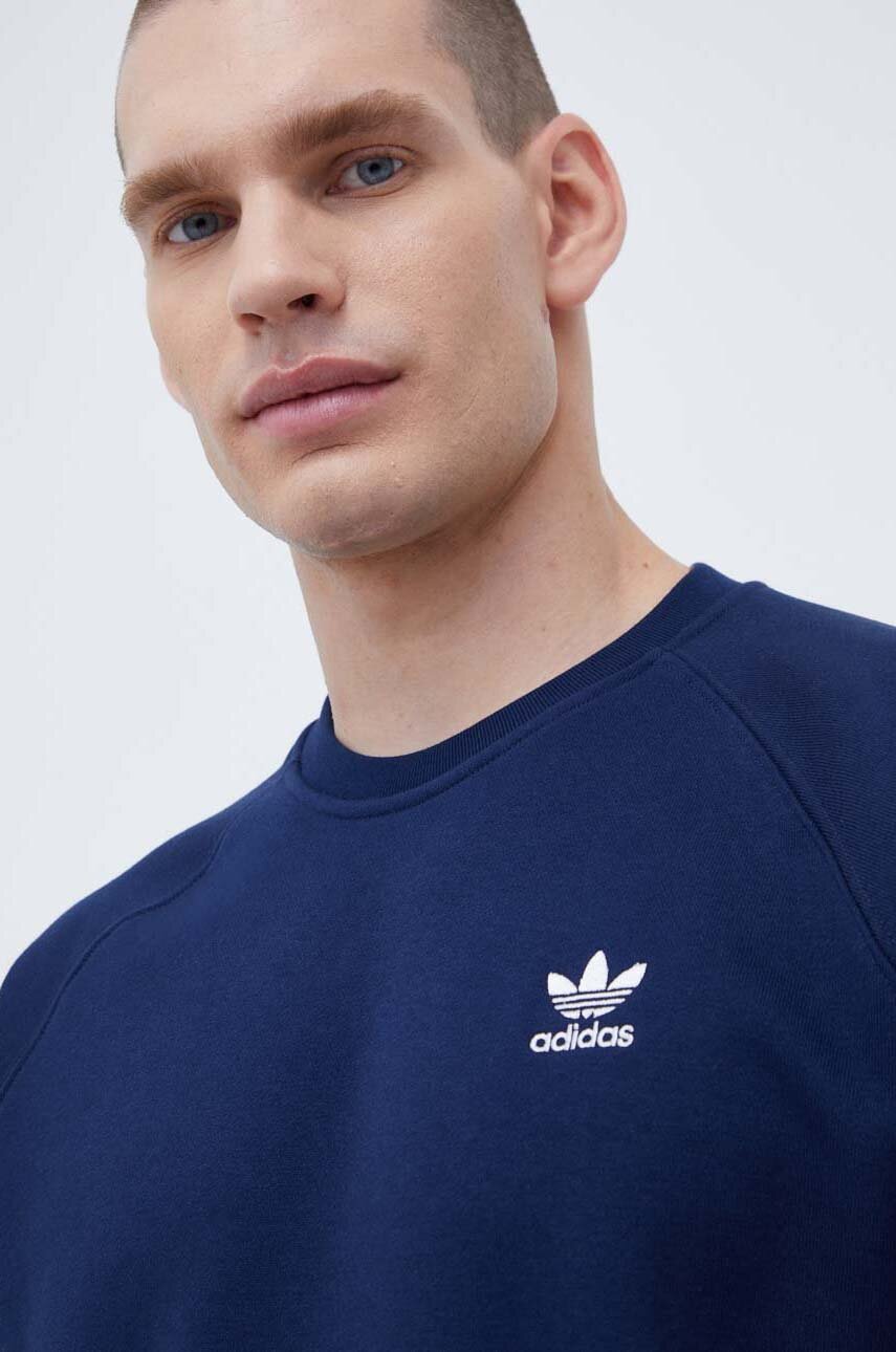 Кофта adidas Originals мужская цвет синий с аппликацией на PRM