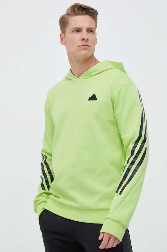 зелёный Кофта adidas Мужской