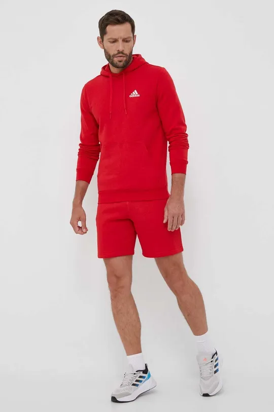 Μπλούζα adidas κόκκινο
