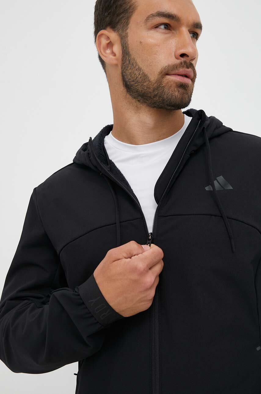 Куртка adidas Performance мужская цвет чёрный | ANSWEAR.ua
