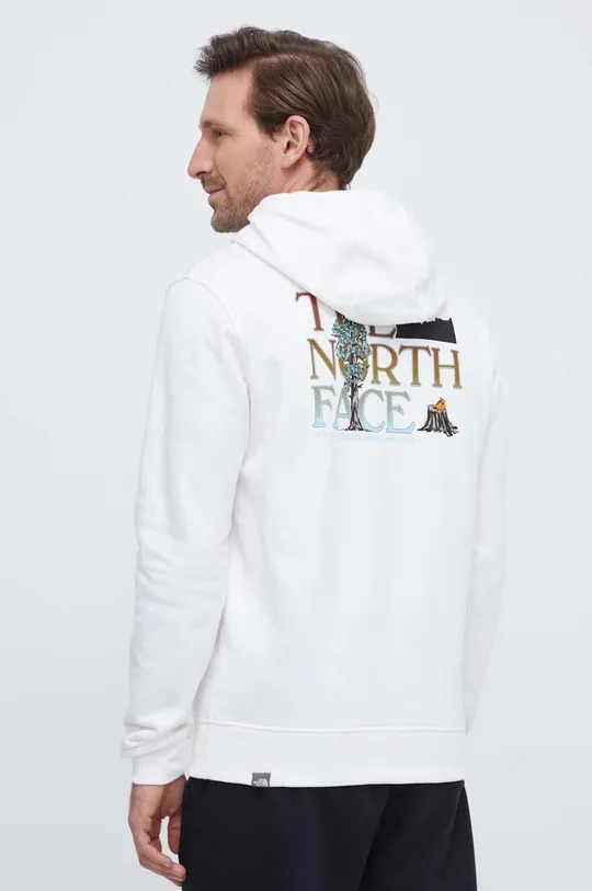 μπεζ Βαμβακερή μπλούζα The North Face