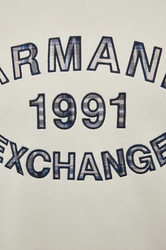 Bavlnená mikina Armani Exchange Pánsky
