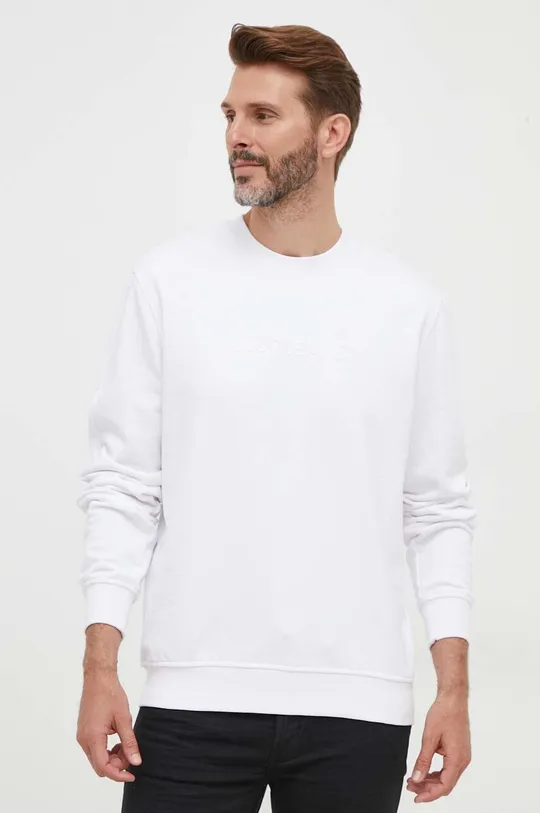 λευκό Βαμβακερή μπλούζα Liu Jo Ανδρικά