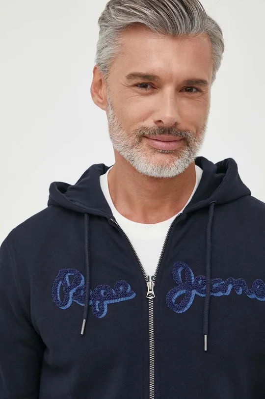 σκούρο μπλε Βαμβακερή μπλούζα Pepe Jeans RYAN