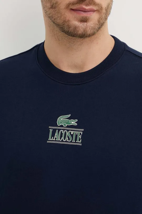 navy Lacoste cotton sweatshirt