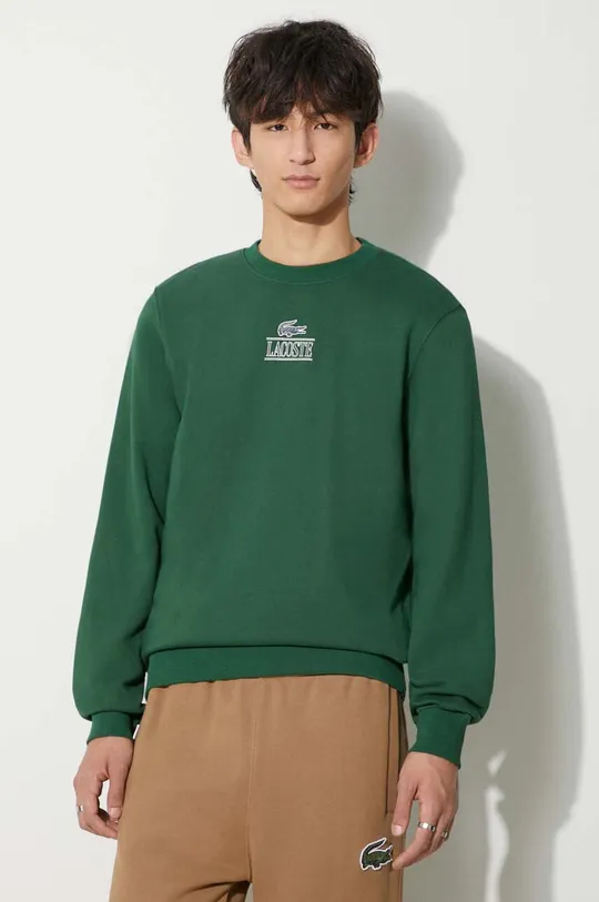 green Lacoste cotton sweatshirt Men’s