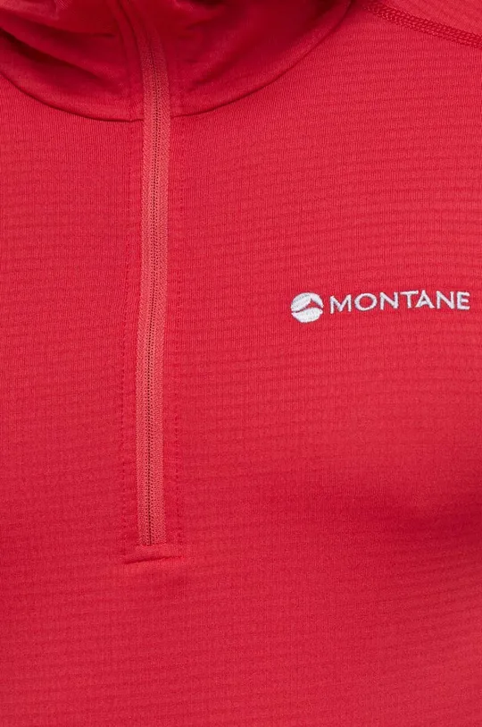 czerwony Montane bluza sportowa Protium Lite