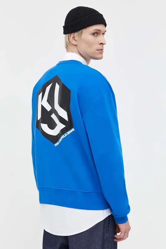 plava Dukserica Karl Lagerfeld Jeans Muški
