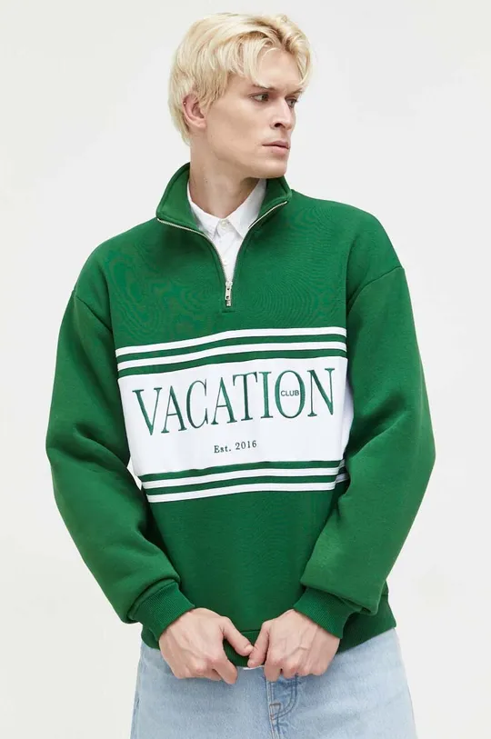 zielony On Vacation bluza Męski