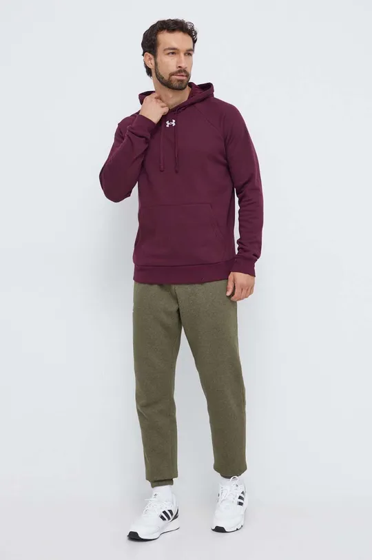 Mikina Under Armour burgundské