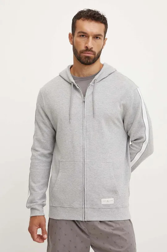 Tommy Hilfiger felpa lounge in cotone con grigio UM0UM03011