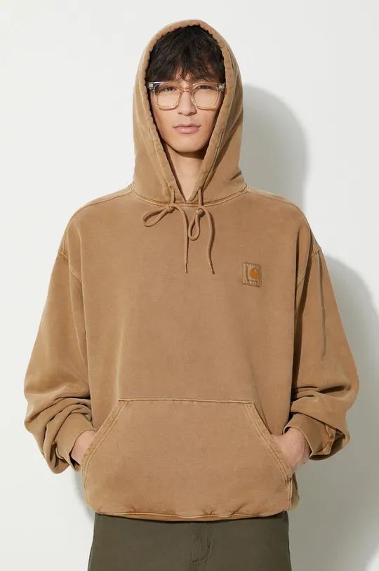 коричневый Хлопковая кофта Carhartt WIP Мужской