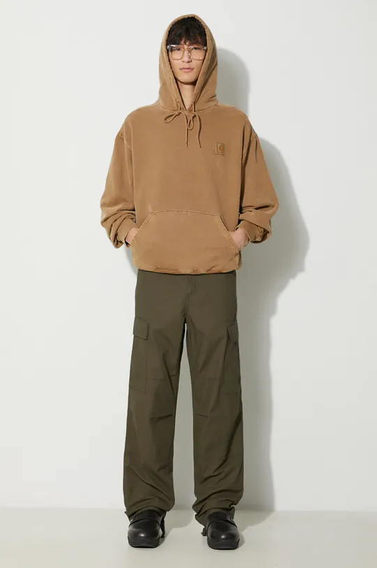 Carhartt WIP cotton sweatshirt brown