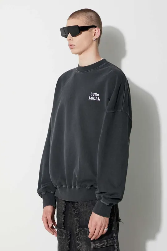 black 032C cotton sweatshirt