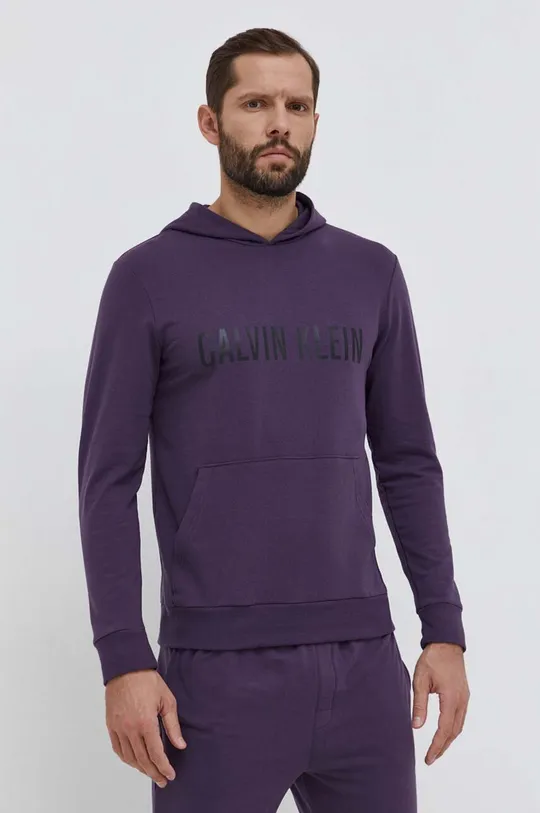 fioletowy Calvin Klein Underwear bluza lounge Męski