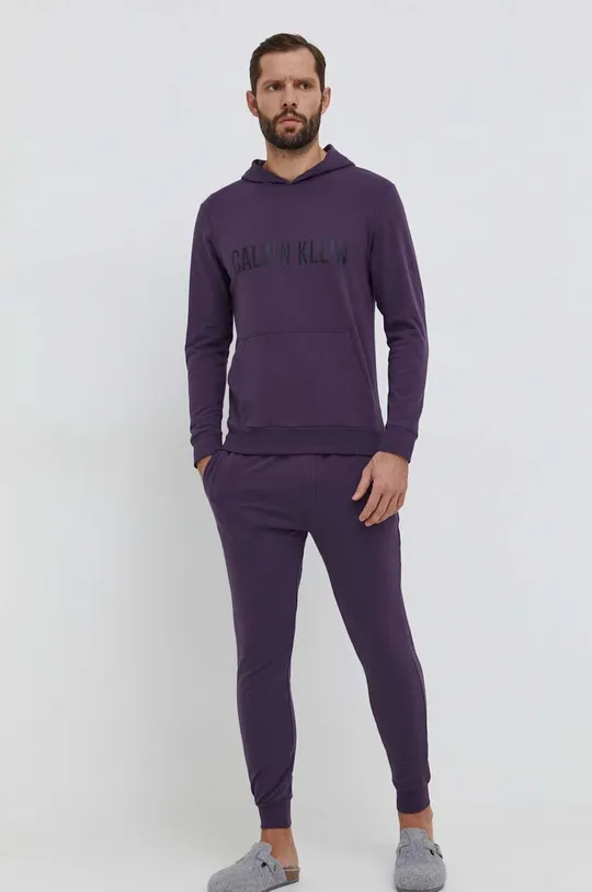 Кофта лаунж Calvin Klein Underwear фіолетовий