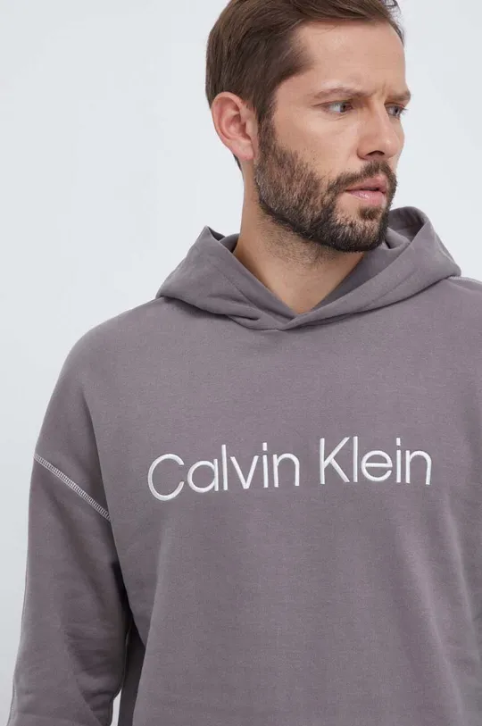 Bavlnená mikina Calvin Klein Underwear sivá