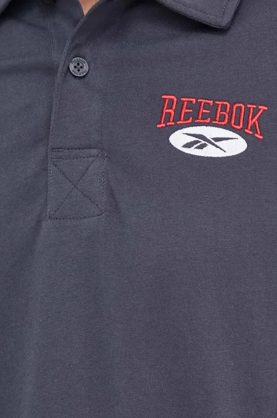Bombažna majica z dolgimi rokavi Reebok Classic Moški